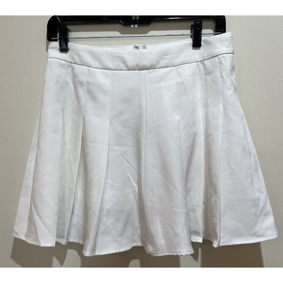 SHEIN Dresses & Skirts - Shein Pleated Skirt ~ Size Medium ~ Ivory~ Lined